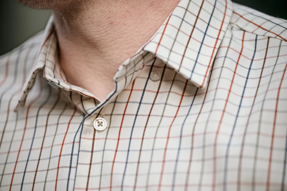Harkila Haywood Wool Blend LS Shirt, kolor: Arabian Spice Check 5