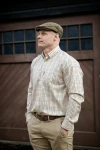 Harkila Haywood Wool Blend LS Shirt, kolor: Arrowwood Yellow Check 7
