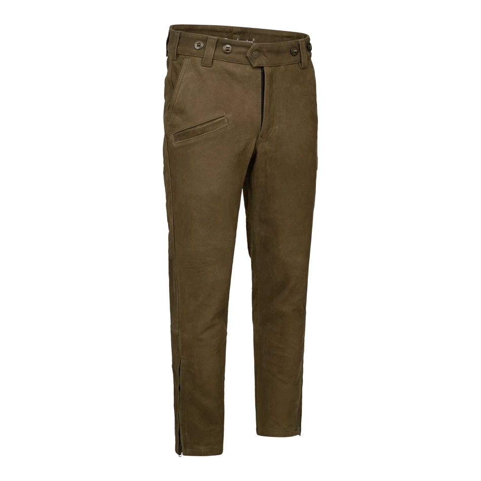 Strasbourg Leather Boot Trousers | 588 Chocolate - 1