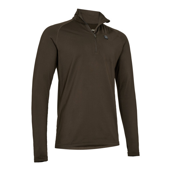 Heat Game ½-Zip Undershirt | 585 Wood -1