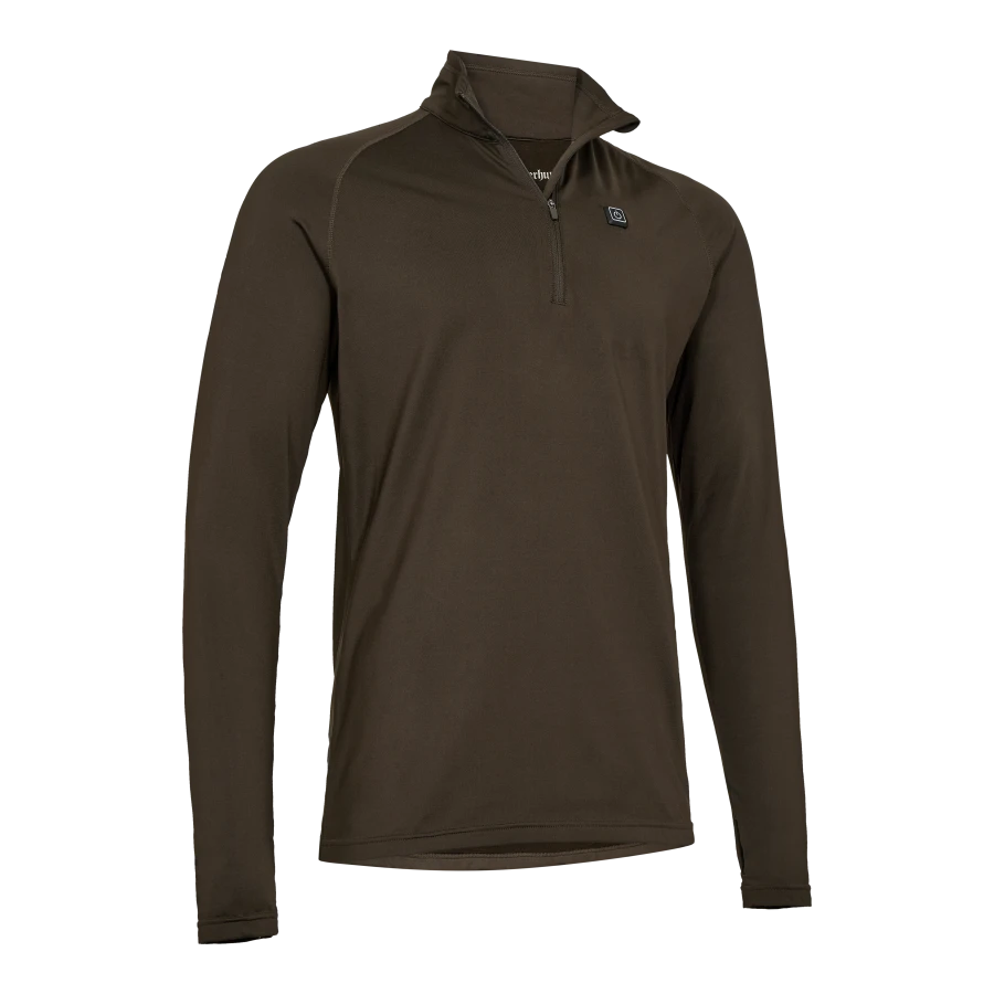 Heat Game ½-Zip Undershirt | 585 Wood -1