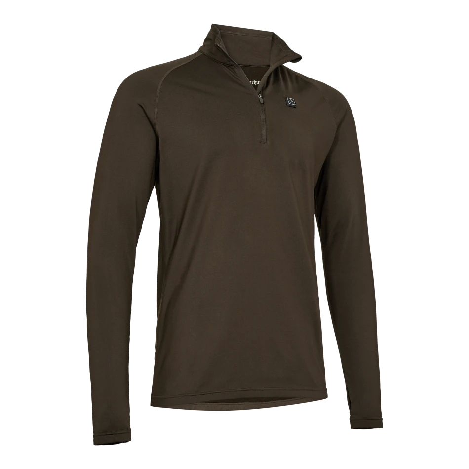 Heat Game ½-Zip Undershirt | 585 Wood -1