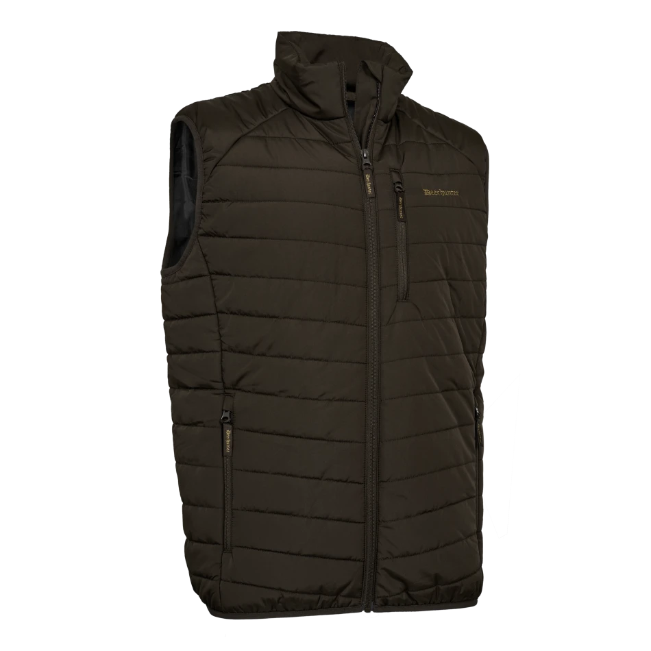 Moor Fully Padded Waistcoat | 571 Brown Leaf -1