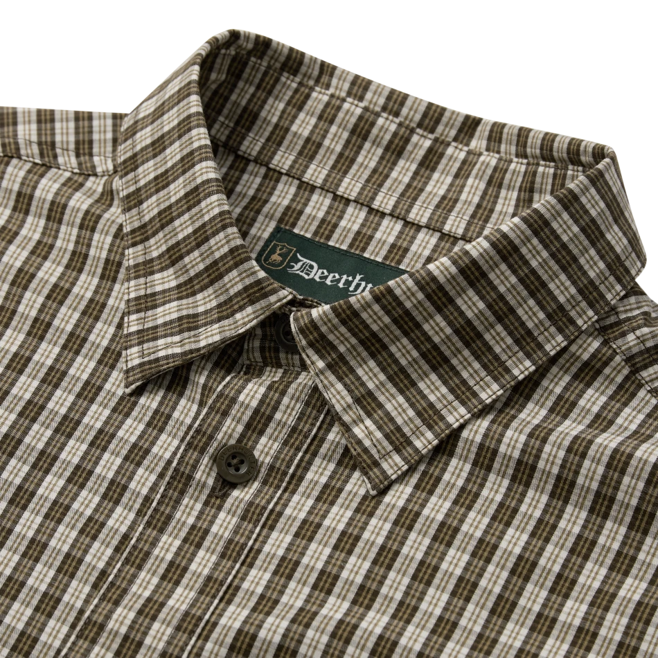 Baldwin Shirt | 8948 Brown Check -3