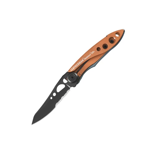Leatherman Skeletool KBx – składany nóż EDC z ząbkowanym ostrzem i otwieraczem do butelek