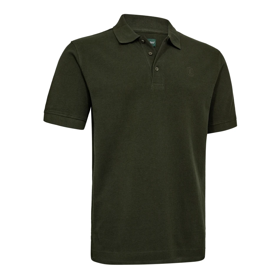Griffin Polo Shirt | 367 Forest Ember -1