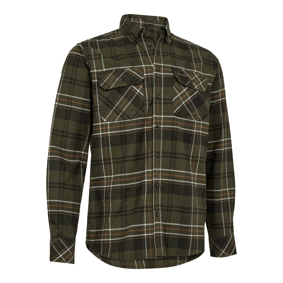 Caleb Shirt | 38197 Green Check -1