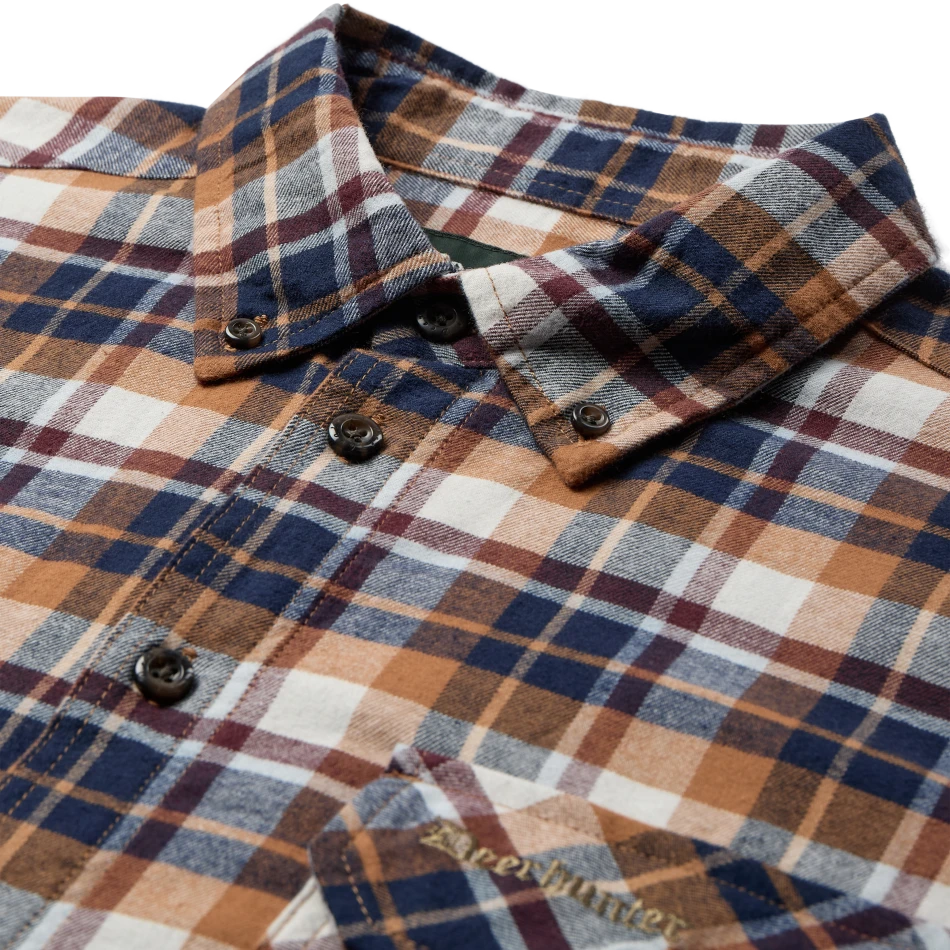 Charles Shirt | 58198 Brown Check -3