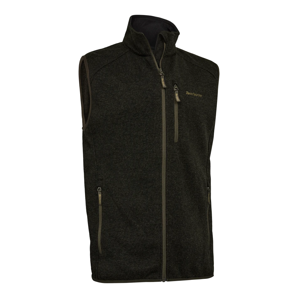 Moor Knitted Waistcoat | 393 Timber -1