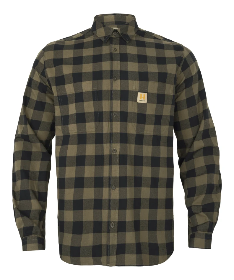 Harkila Scandinavian L/S Shirt, kolor: Tarmac Check 1