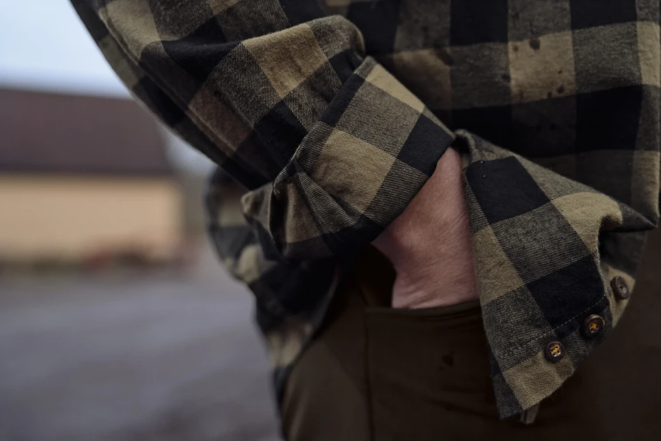 Harkila Scandinavian L/S Shirt, kolor: Tarmac Check 5