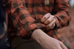 Harkila Scandinavian L/S Shirt, kolor: Autumn Orange Check 6