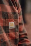 Harkila Scandinavian L/S Shirt, kolor: Autumn Orange Check 7