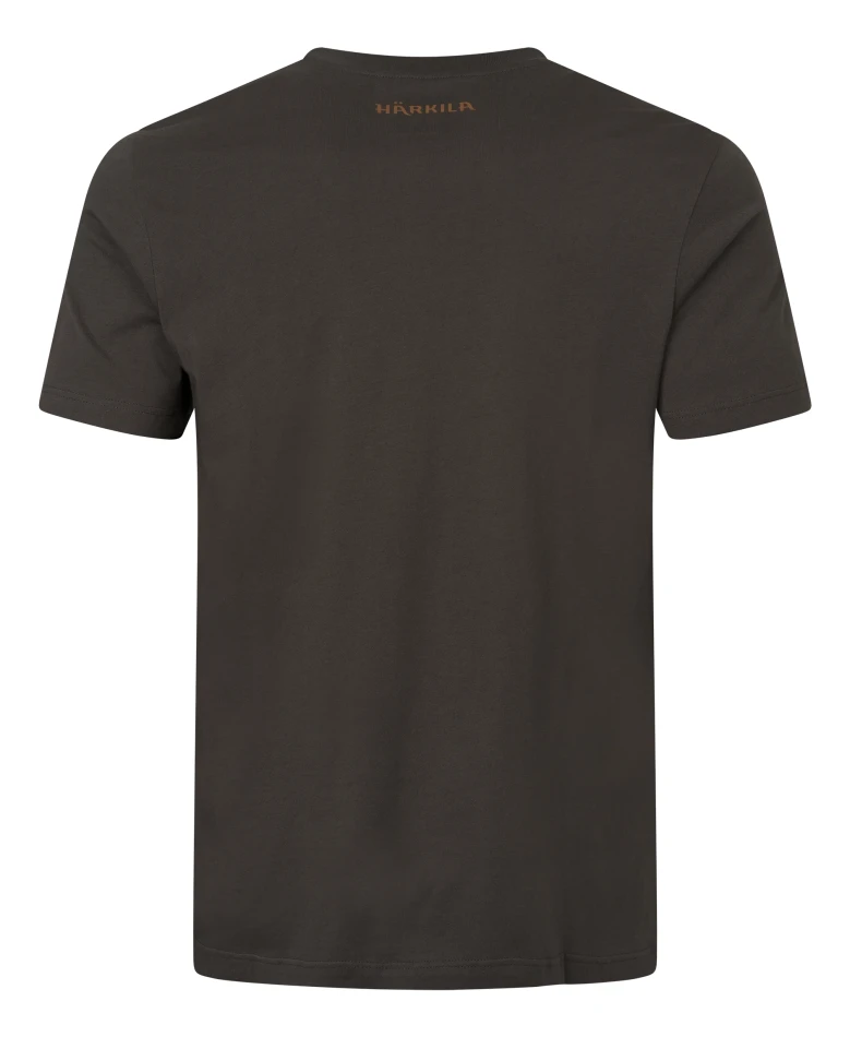 Harkila Scandinavian S/S T-shirt, kolor: Shadow Brown 2