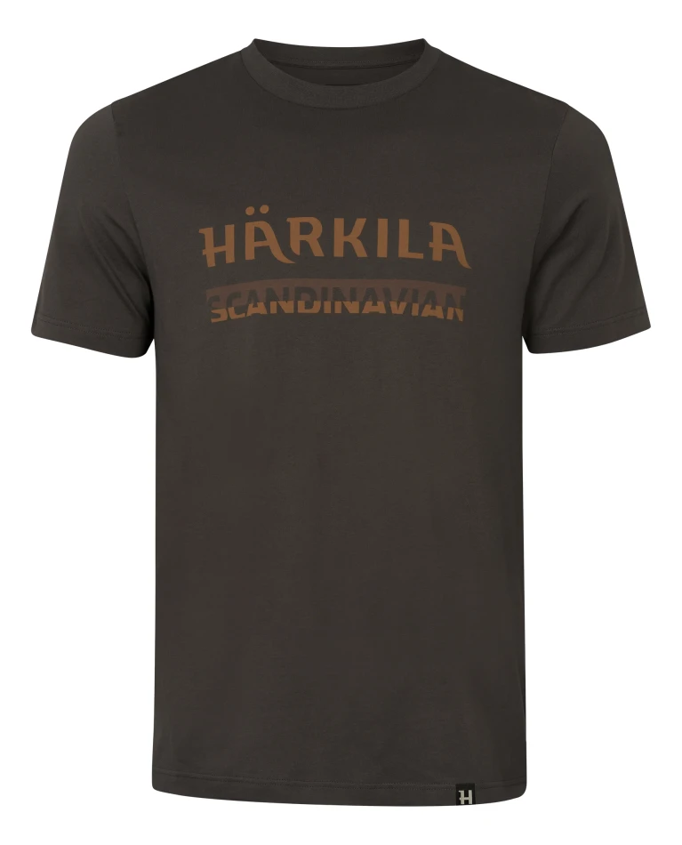 Harkila Scandinavian S/S T-shirt, kolor: Shadow Brown 1