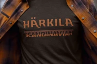 Harkila Scandinavian S/S T-shirt, kolor: Shadow Brown 4