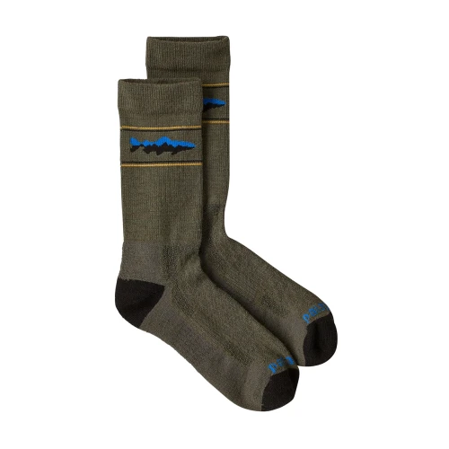 Patagonia Merino Wool Blend Crew Socks - skarpety turystyczne z wełną merino (56%)