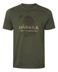 Harkila Wildboar Logo S/S T-shirt, kolor: Forest Night 1