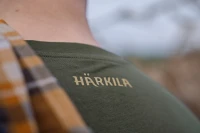 Harkila Wildboar Logo S/S T-shirt, kolor: Forest Night 4