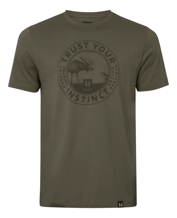 Harkila Moose S/S T-Shirt, kolor: Tarmac 1