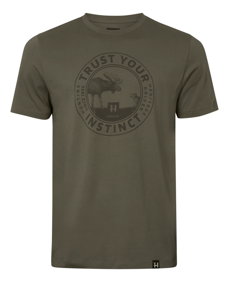 Harkila Moose S/S T-Shirt, kolor: Tarmac 1