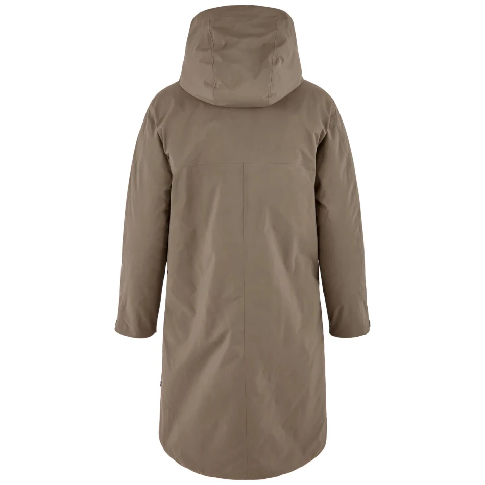 Ovik GTX Padded Parka W | Suede Brown -2