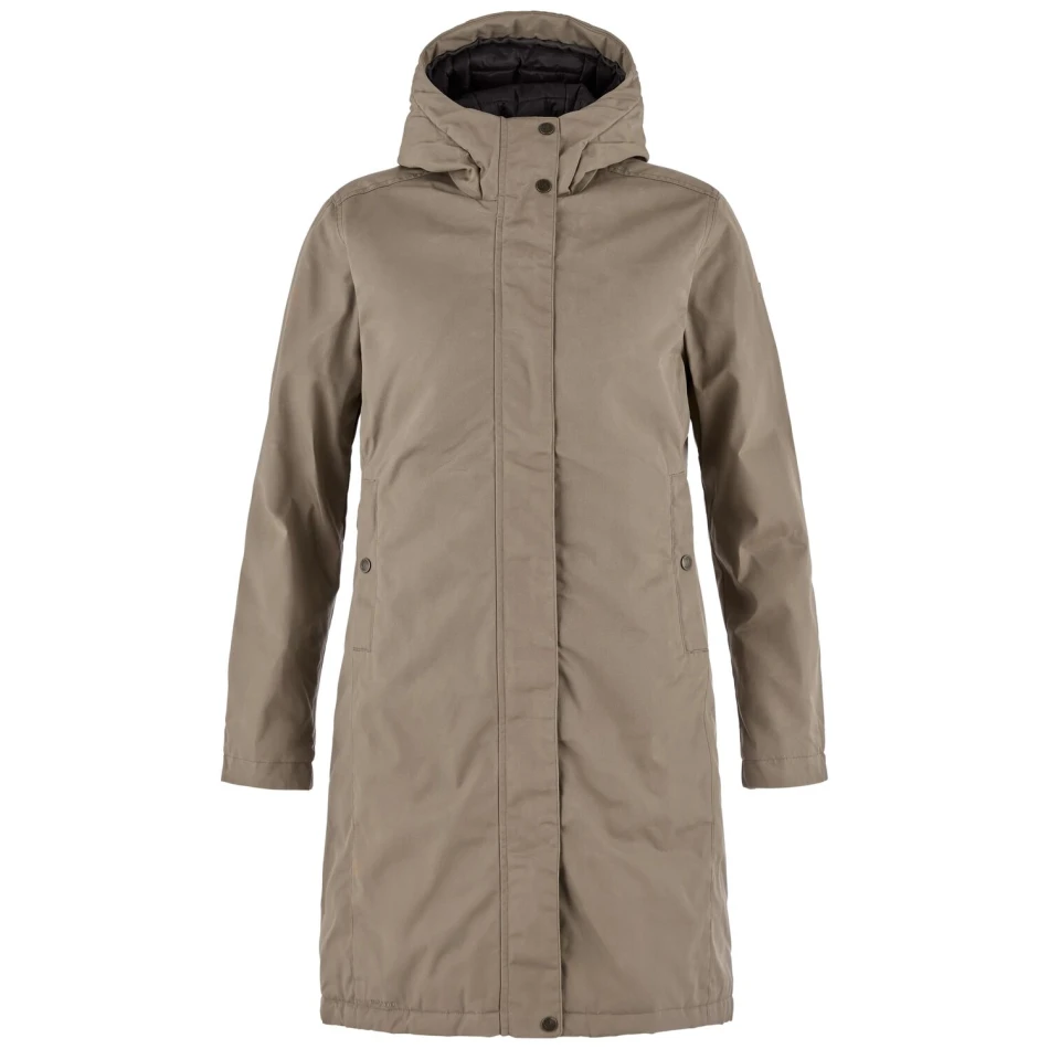 Kiruna Hydratic Padded Parka W | 244 Suede Brown -1