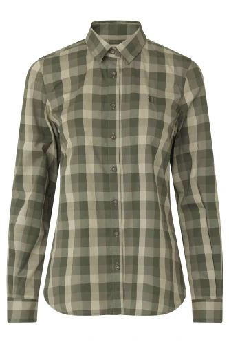 Harkila Akeena LS shirt W - damska koszula w kratę (98% bawełna)