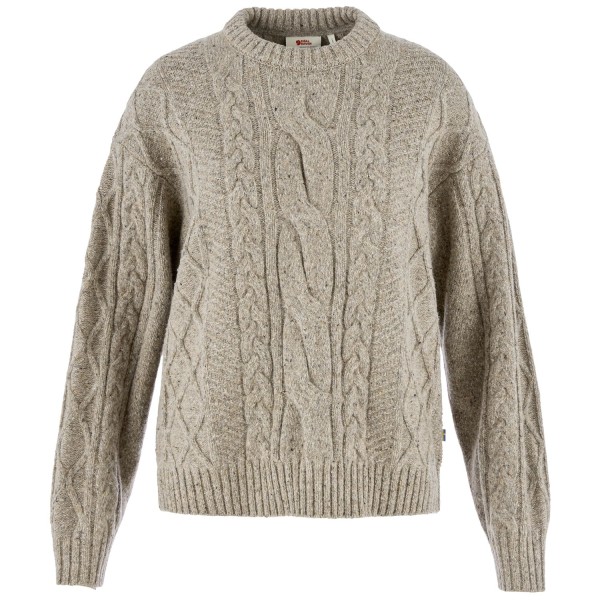 Ovik Cable Knit W | 021 Fog -1