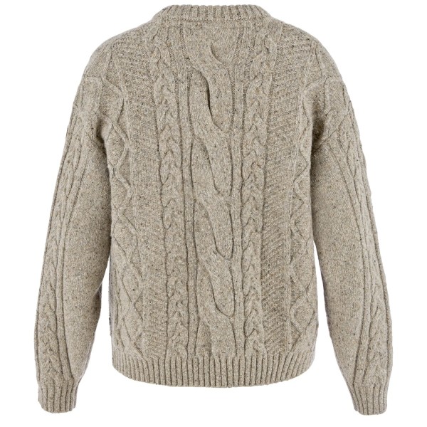 Ovik Cable Knit W | 021 Fog -2