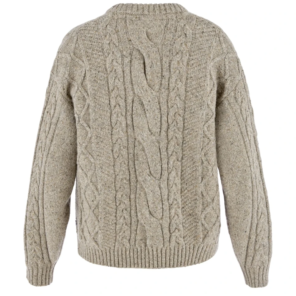 Ovik Cable Knit W | 021 Fog -2