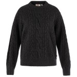 Ovik Cable Knit W | 550 Black -1
