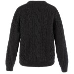 Ovik Cable Knit W | 550 Black -2