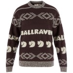 Fjallraven Jacquard Knit W | 294-191 Black Oak/Light Beige -1