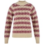 Ovik Jacquard Knit W | 191-410 Light Beige/Mesa Purple -1