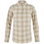 Ovik Classic Flannel Shirt W | 113-118 Chalk White/Fossil -1