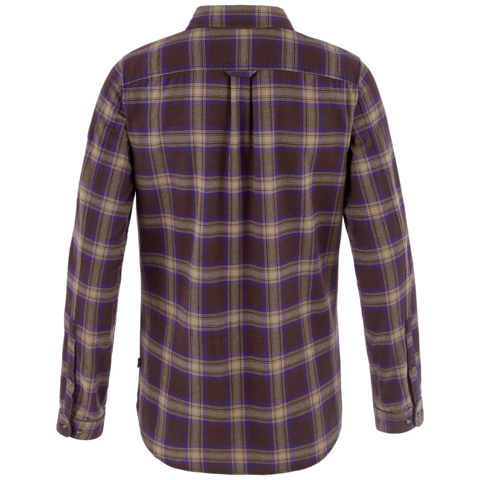 Ovik Classic Flannel Shirt W | 294-425 Black Oak/Dark Violet -2