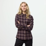 Ovik Classic Flannel Shirt W | 294-425 Black Oak/Dark Violet -3
