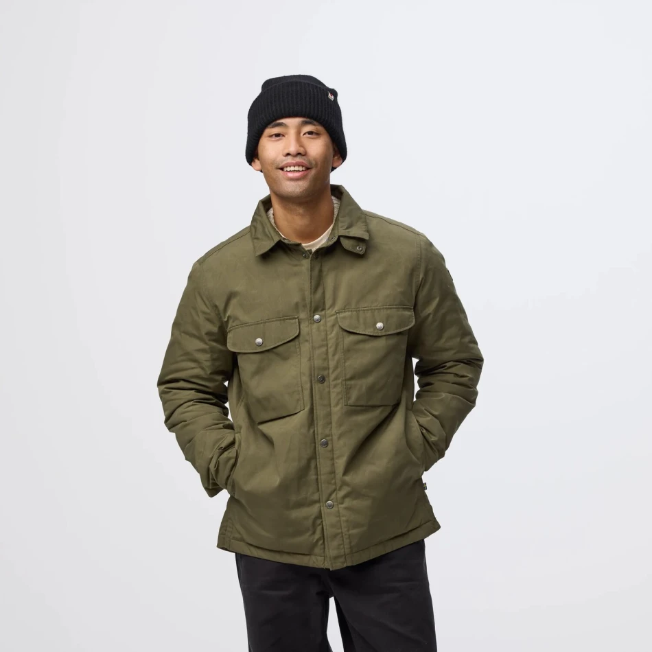 Ovik Down Shirt Jacket M | 625 Laurel Green -3