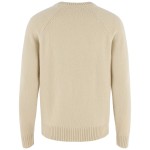 Fjallraven Logo Knit Sweater M | 191 Light Beige -2