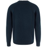 Fjallraven Logo Knit Sweater M | 555 Dark Navy -2