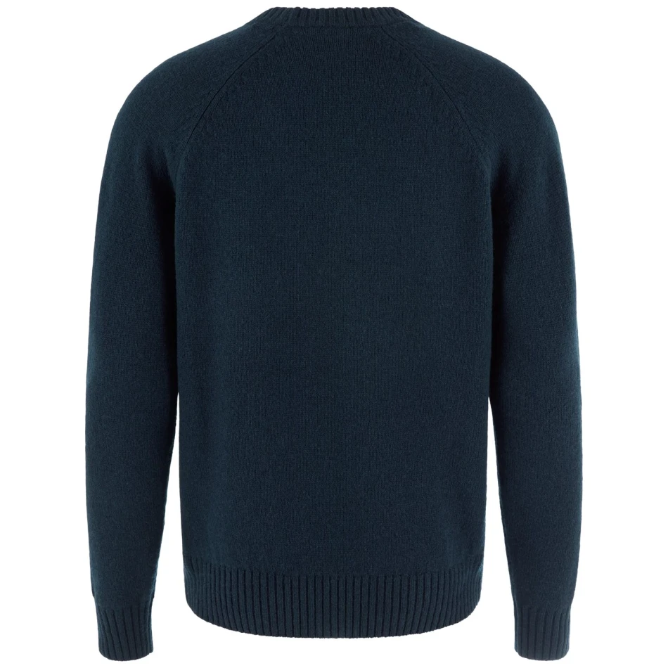 Fjallraven Logo Knit Sweater M | 555 Dark Navy -2