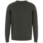 Fjallraven Logo Knit Sweater M | 662 Deep Forest -2