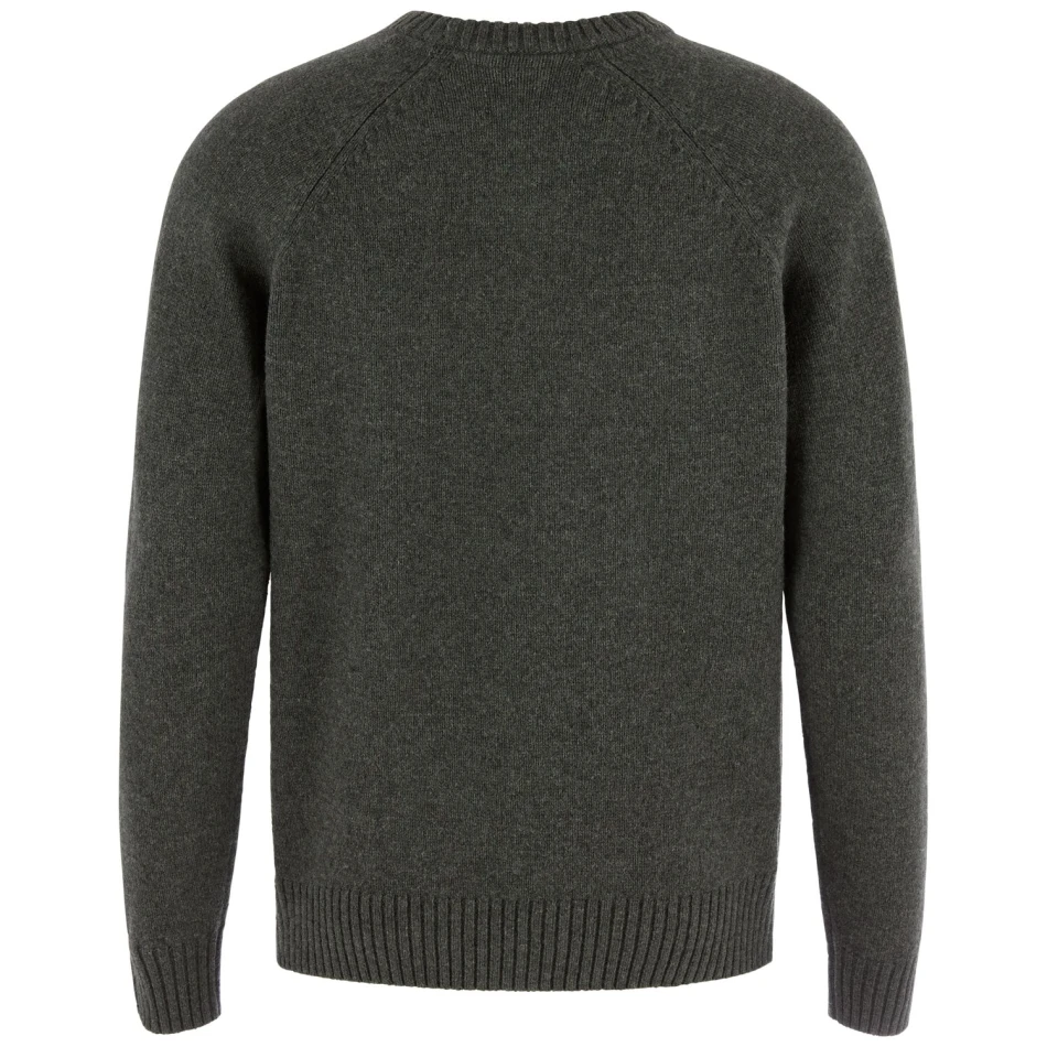 Fjallraven Logo Knit Sweater M | 662 Deep Forest -2