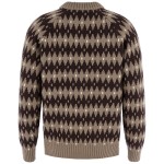 Ovik Jacquard Knit M | 244-294 Suede Brown/Dark Oak -2