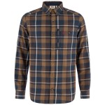 Fjallglim Regular Shirt M | 265-294 Wood Brown / Black Oak -1
