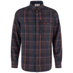 Fjallglim Regular Shirt M | 294-215 Black Oak/Autumn Leaf -1