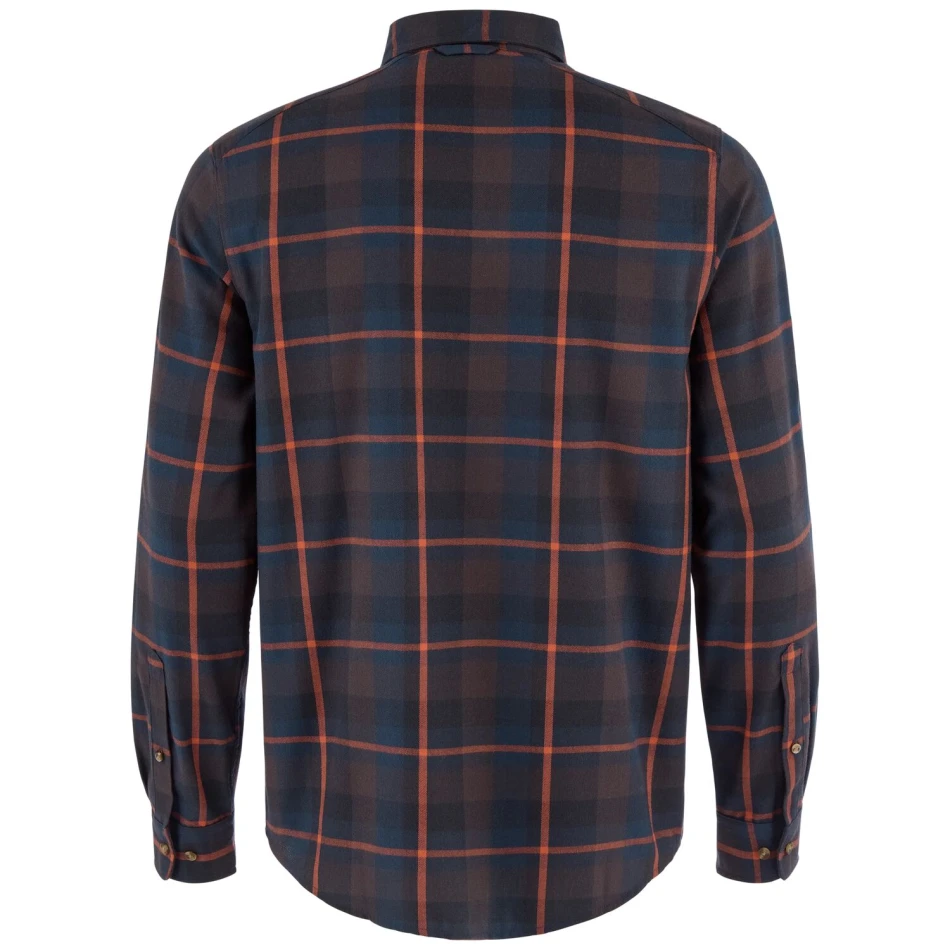Fjallglim Regular Shirt M | 294-215 Black Oak/Autumn Leaf -2
