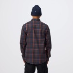 Fjallglim Regular Shirt M | 294-215 Black Oak/Autumn Leaf -4