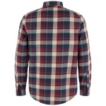 Fjallglim Regular Shirt M | 555-352 Dark Navy/Maroon -2